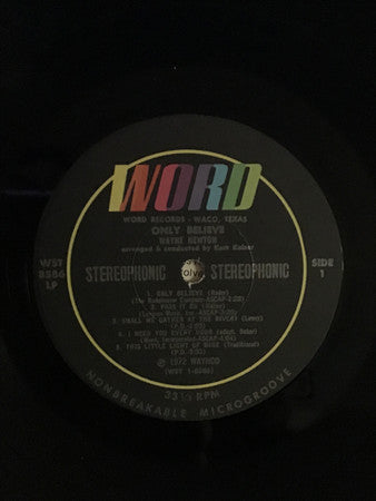 Wayne Newton - Only Believe
