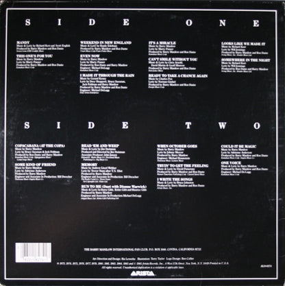 Barry Manilow - The Manilow Collection Twenty Classic Hits