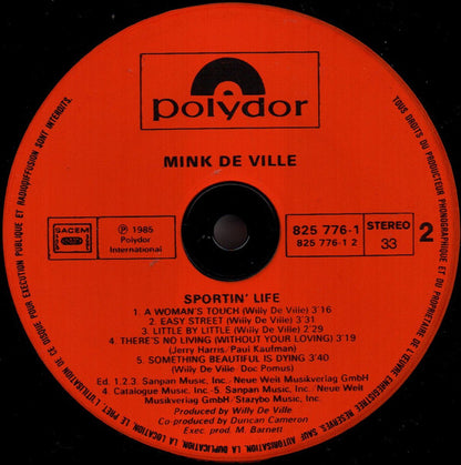 Mink DeVille - Sportin' Life