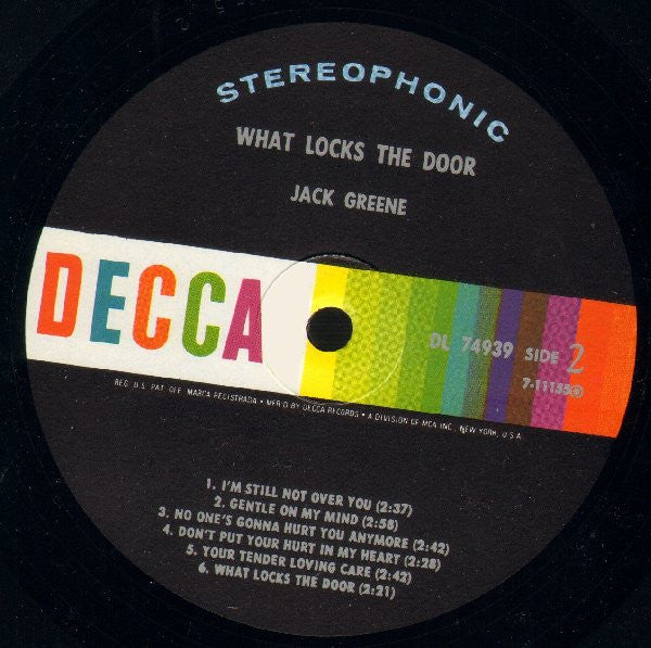 Jack Greene - What Locks The Door