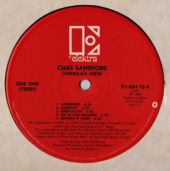 Chas Sandford - Parallax View