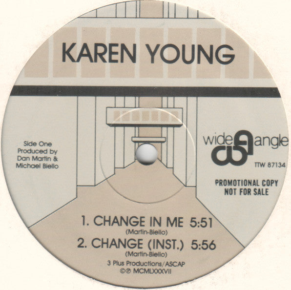 12": Karen Young - Change In Me / Eye On You