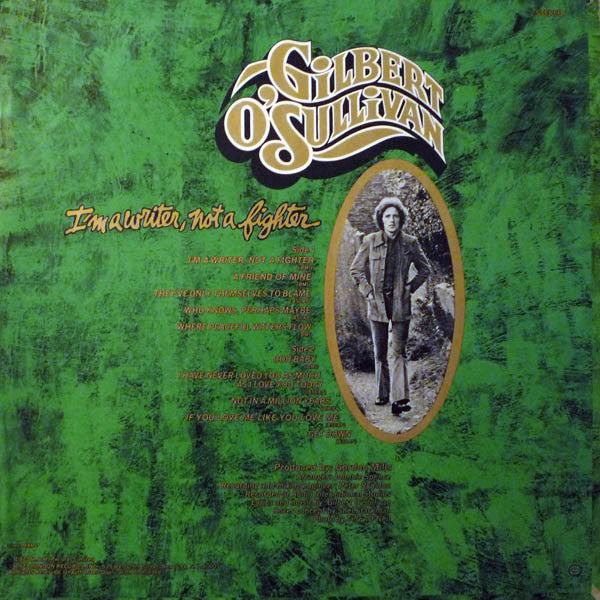 Gilbert O'Sullivan - I'm A Writer, Not A Fighter