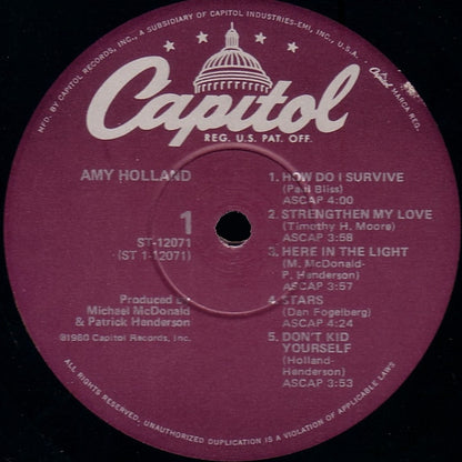Amy Holland - Amy Holland