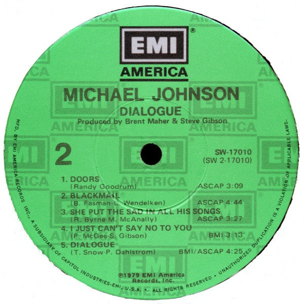 Michael Johnson (5) - Dialogue