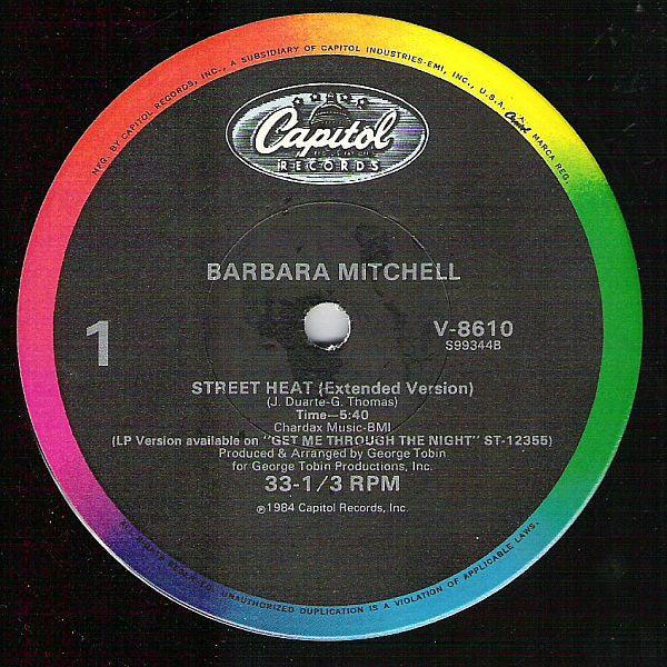 12": Barbara Mitchell - Street Heat (Extended Version)