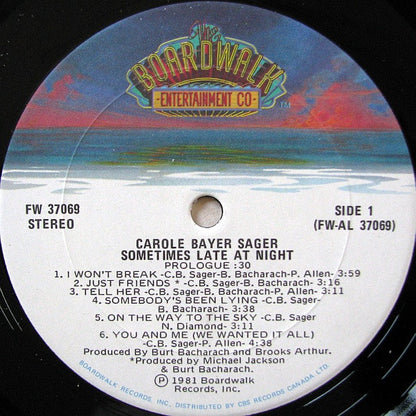 Carole Bayer Sager - Sometimes Late At Night