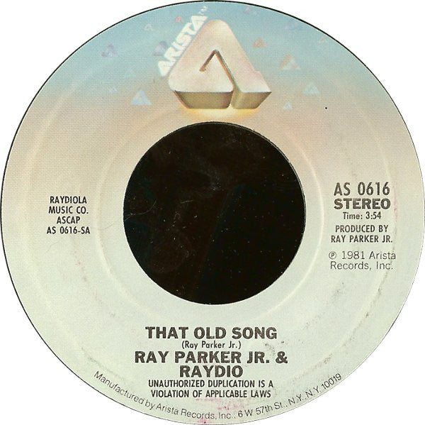 7": Raydio - That Old Song