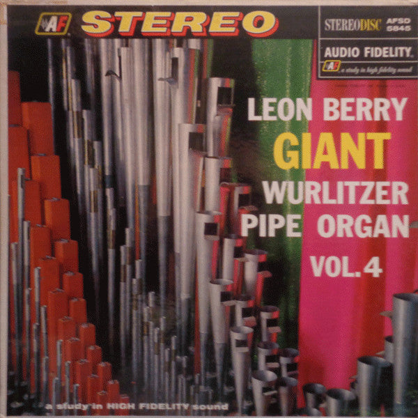 Leon Berry - Giant Wurlitzer Pipe Organ Vol. 4