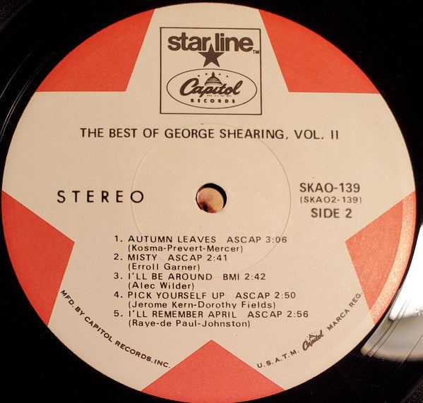 George Shearing - The Best Of George Shearing Vol.2