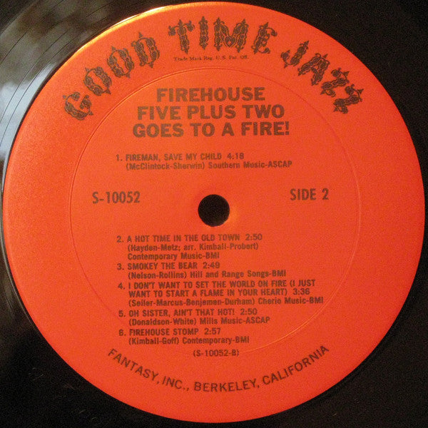 Firehouse Five Plus Two - Goes To A Fire