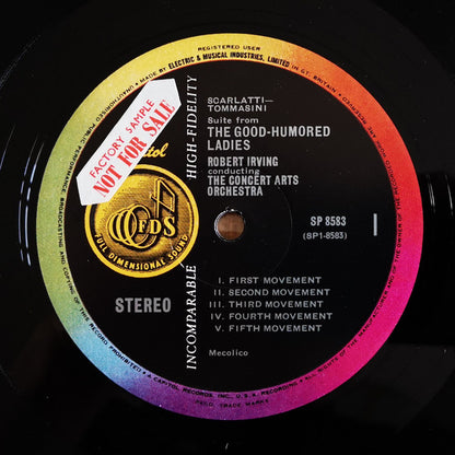 Domenico Scarlatti, Vincenzo Tommasini, Johann Sebastian Bach, Sir William Walton, Robert Irving, The Concert Arts Orchestra - The Good Humored Ladies / The Wise Virgins