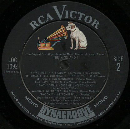 Music Theater Of Lincoln Center - The King And I - An Original Cast Album