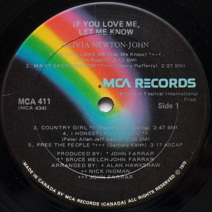 Olivia Newton-John - If You Love Me Let Me Know