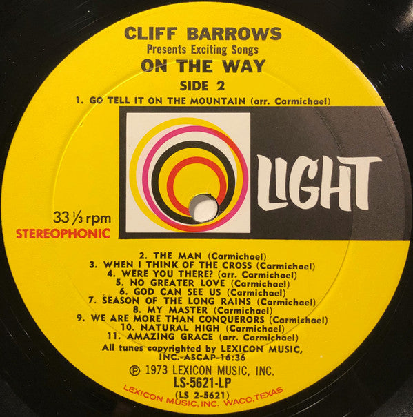 Cliff Barrows, Ralph Carmichael - Cliff Barrows Presents Exciting Songs On The Way