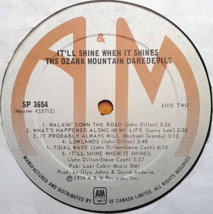 The Ozark Mountain Daredevils - It'll Shine When It Shines