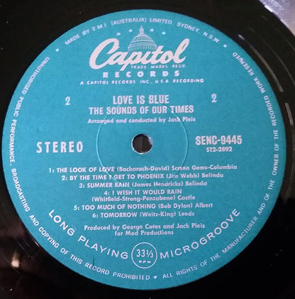 The Sounds Of Our Times - Love Is Blue