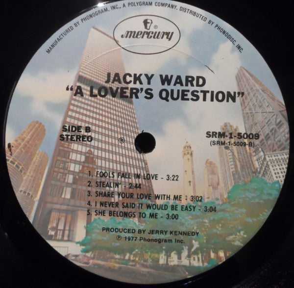 SEALED: Jacky Ward - A Lover's Question