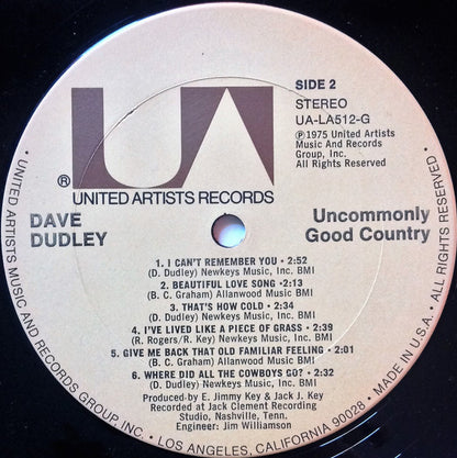 Dave Dudley - Uncommonly Good Country