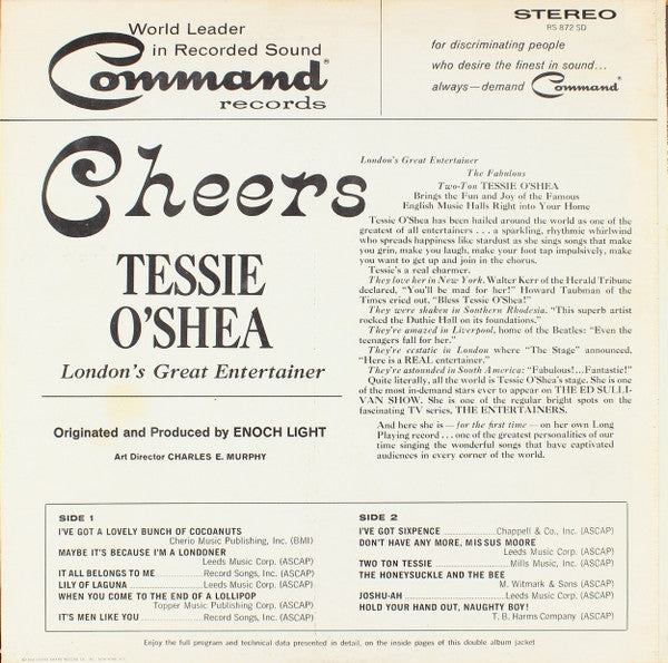 Tessie O'Shea - Cheers