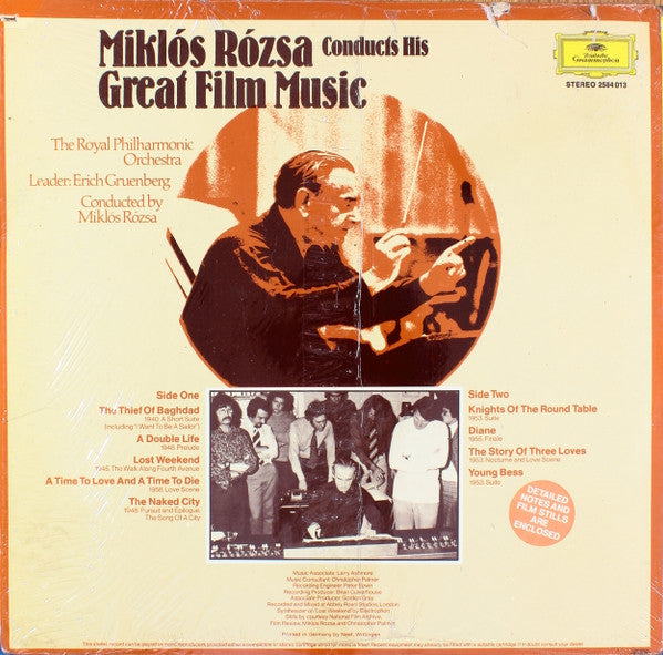 Miklós Rózsa, Royal Philharmonic Orchestra - Miklós Rózsa Conducts His Great Film Music
