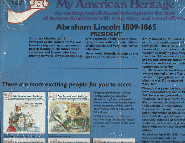 Various - My American Heritage-Abraham Lincoln