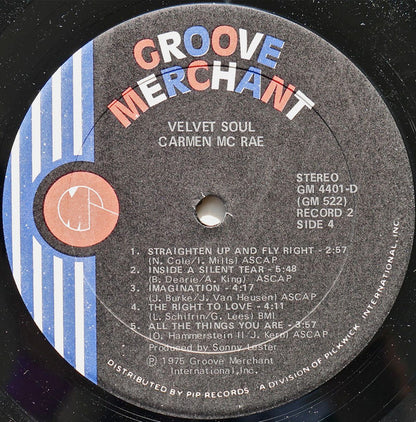 Carmen McRae - Velvet Soul
