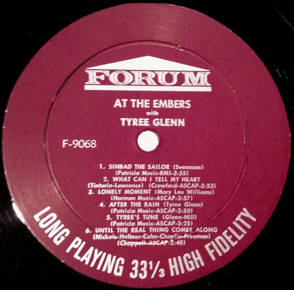 Tyree Glenn - At The Embers