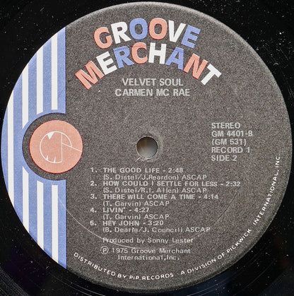 Carmen McRae - Velvet Soul