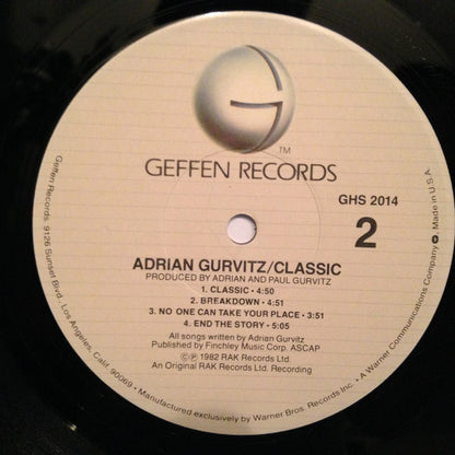 Adrian Gurvitz - Classic