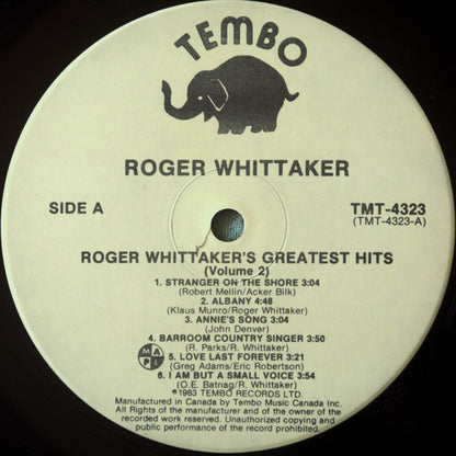 Roger Whittaker - Greatest Hits (Vol. 2)