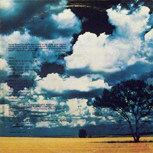 Daniel Boone - Beautiful Sunday