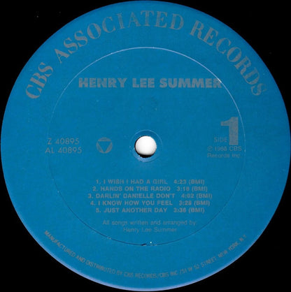 Henry Lee Summer - Henry Lee Summer