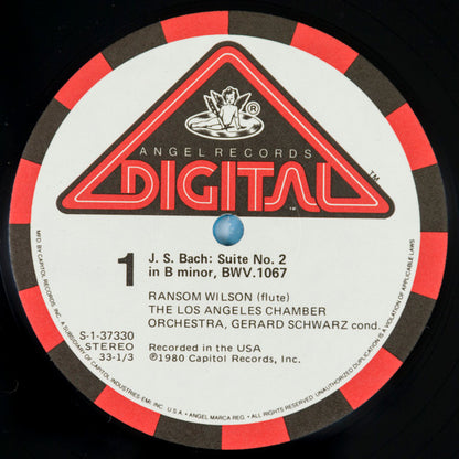Johann Sebastian Bach, Georg Philipp Telemann, Ransom Wilson, The Los Angeles Chamber Orchestra, Gerard Schwarz - Suite In B Minor / Suite In A Minor