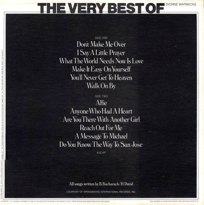 Dionne Warwick - The Very Best Of Dionne Warwicke