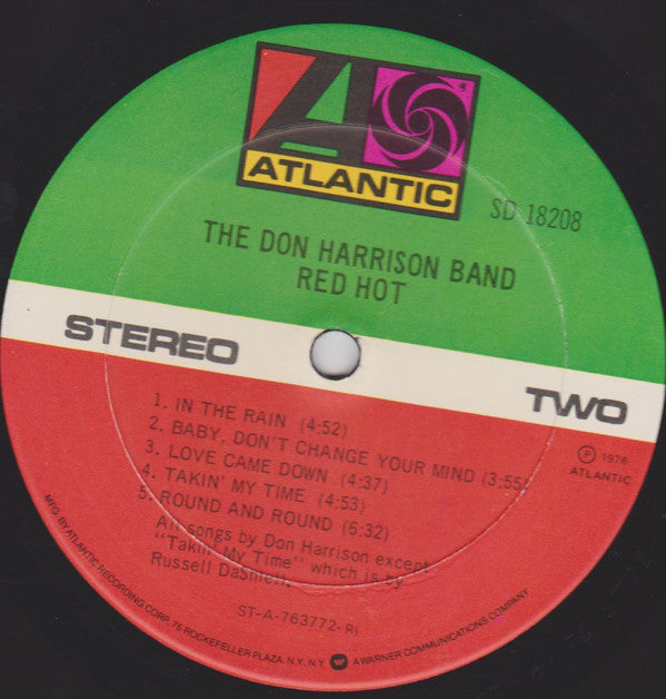 The Don Harrison Band - Red Hot