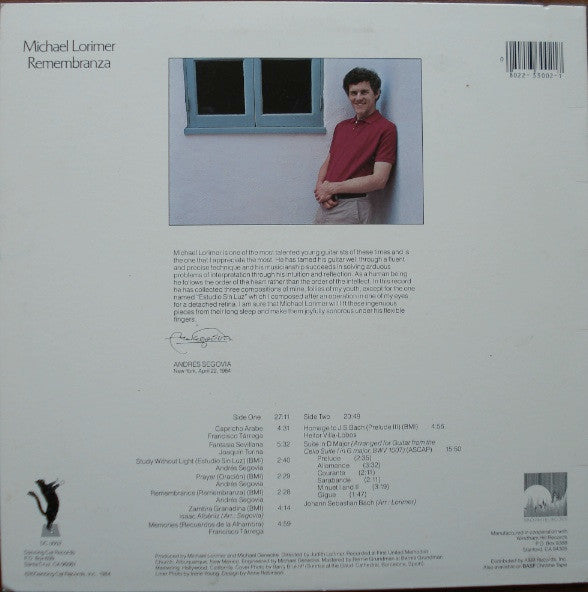 Michael Lorimer - Remembranza