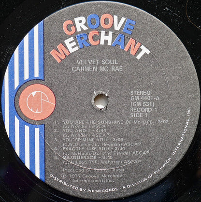 Carmen McRae - Velvet Soul