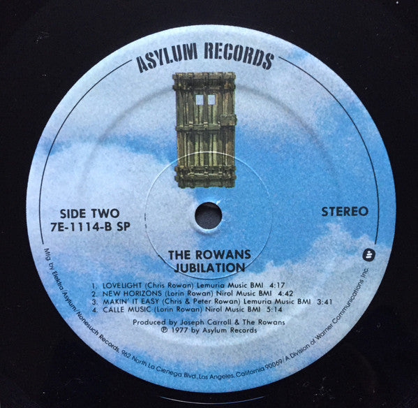 The Rowans - Jubilation