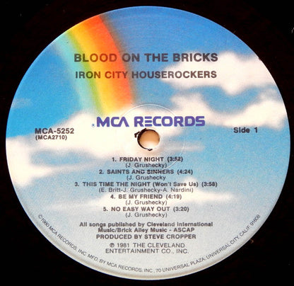 Iron City Houserockers - Blood On The Bricks