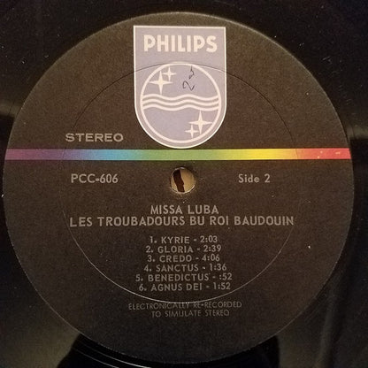 Les Troubadours Du Roi Baudouin - Missa Luba