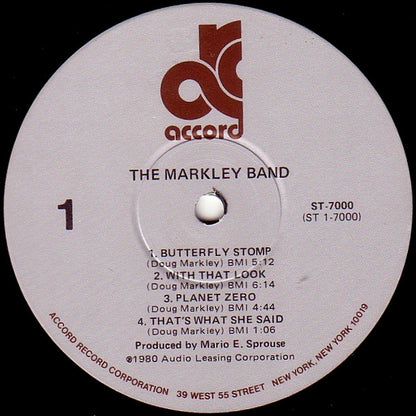 The Markley Band - The Markley Band