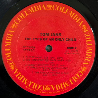 Tom Jans - The Eyes Of An Only Child