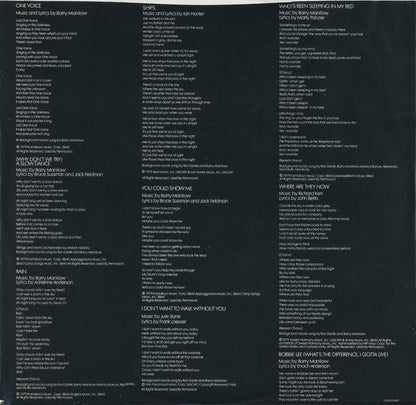 Barry Manilow - One Voice