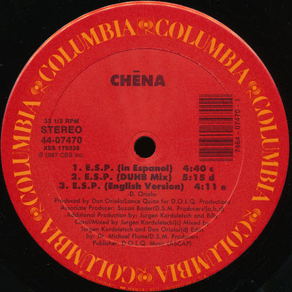12" Single: Chena - E.S.P.