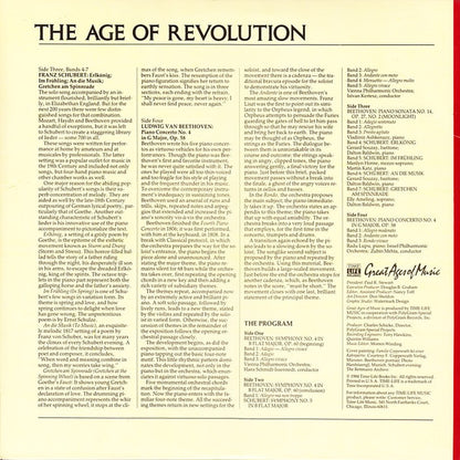 Ludwig van Beethoven, Franz Schubert - The Age Of Revolution