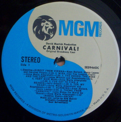 Carnival! Original Broadway Cast - Carnival!