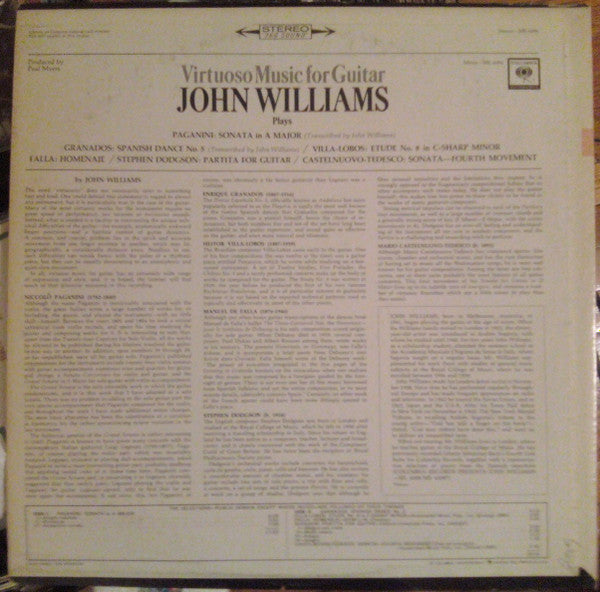John Williams - Virtuoso Music For Guitar