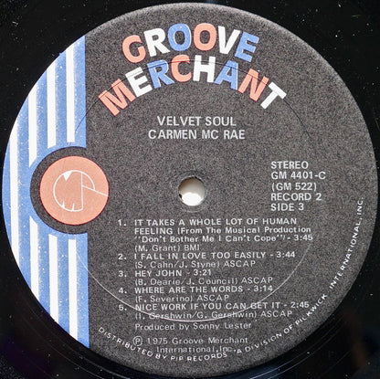 Carmen McRae - Velvet Soul