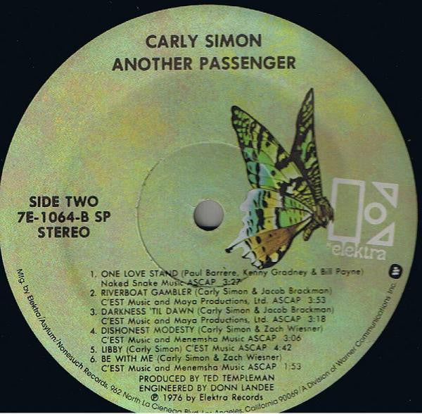 Carly Simon - Another Passenger
